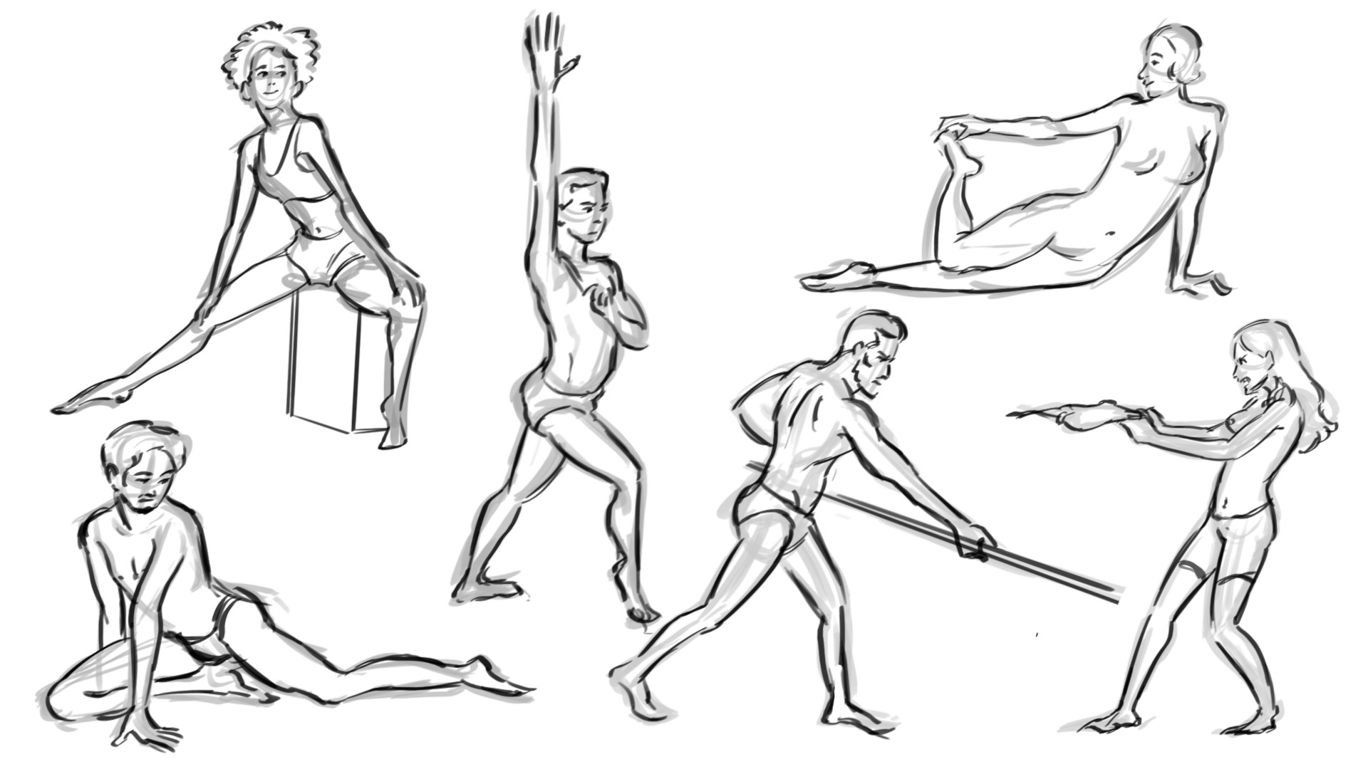 Life Drawings \u0026 Story Beats — Basil Ezenwa - Story Portfolio, image size:1920x1080