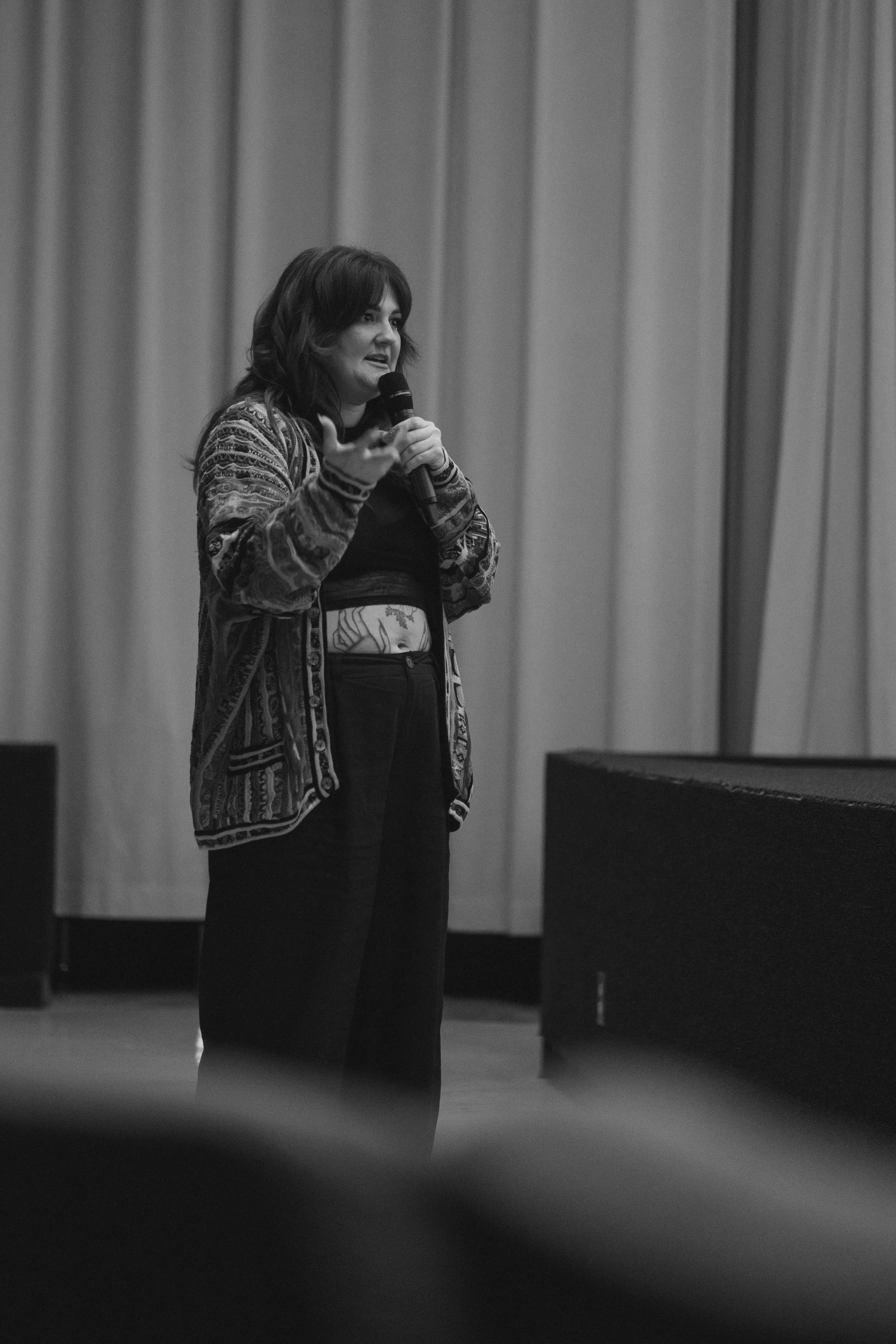 Host Brittany Tillander at *A SEAT AT THE TABLE Q&A