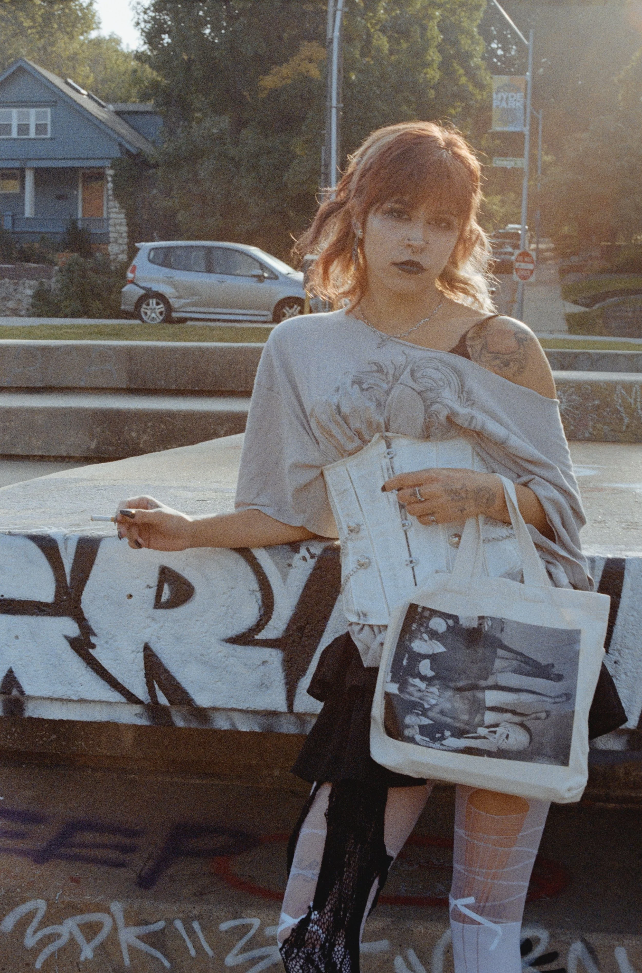 Promotional image for the fashion film 'Birkin Bag'