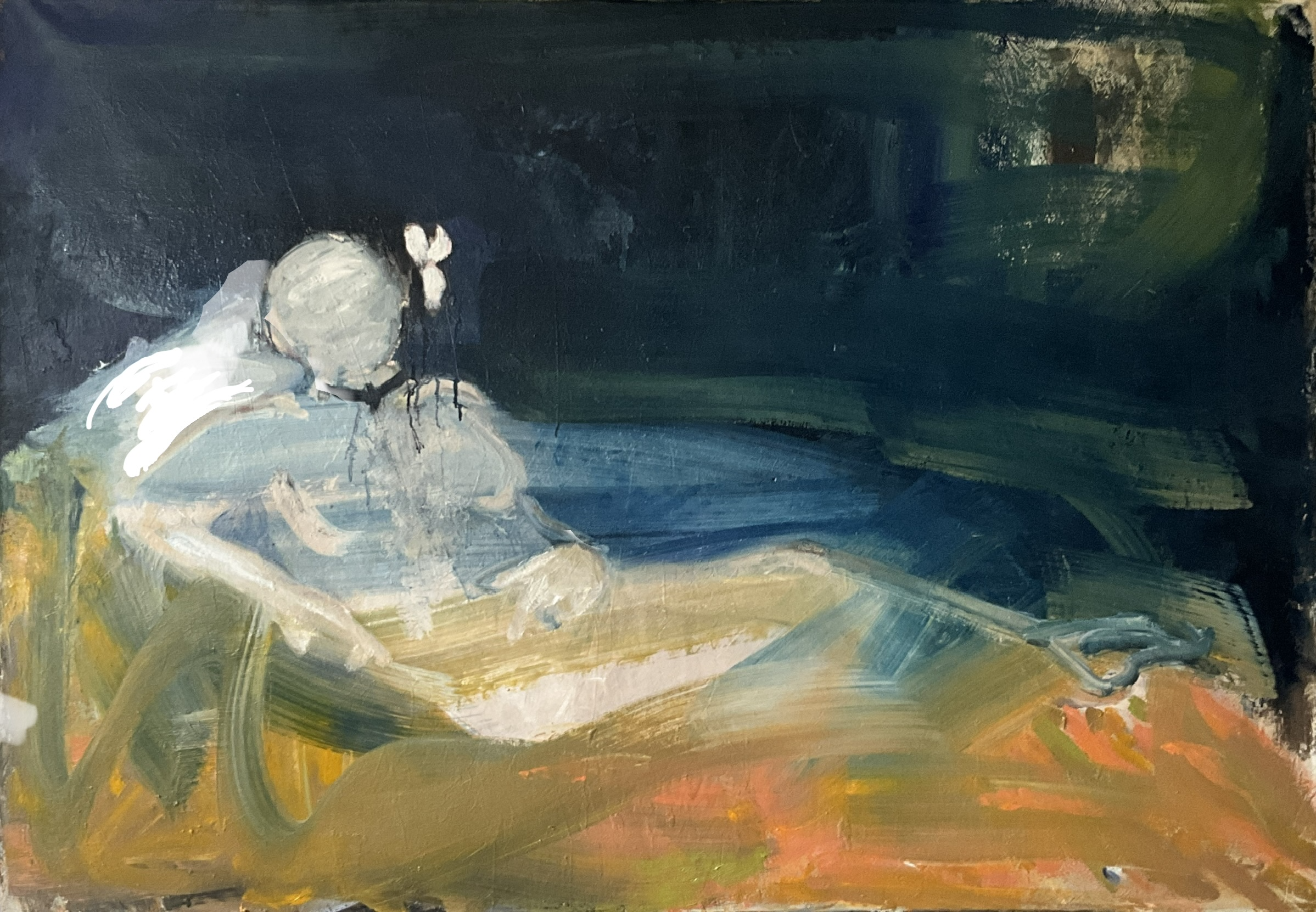 "Après Manet", Öl auf Leinwand, 70 x 120 cm (2026)