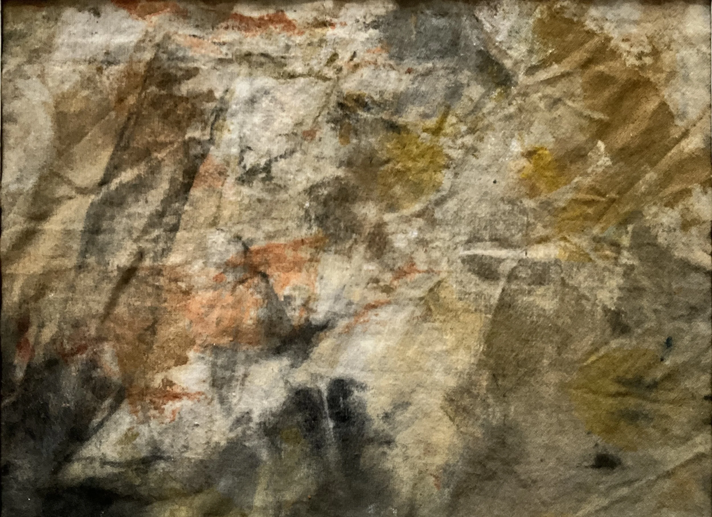 "Farbfeld I", Öl auf Textil, 20 x 30 cm