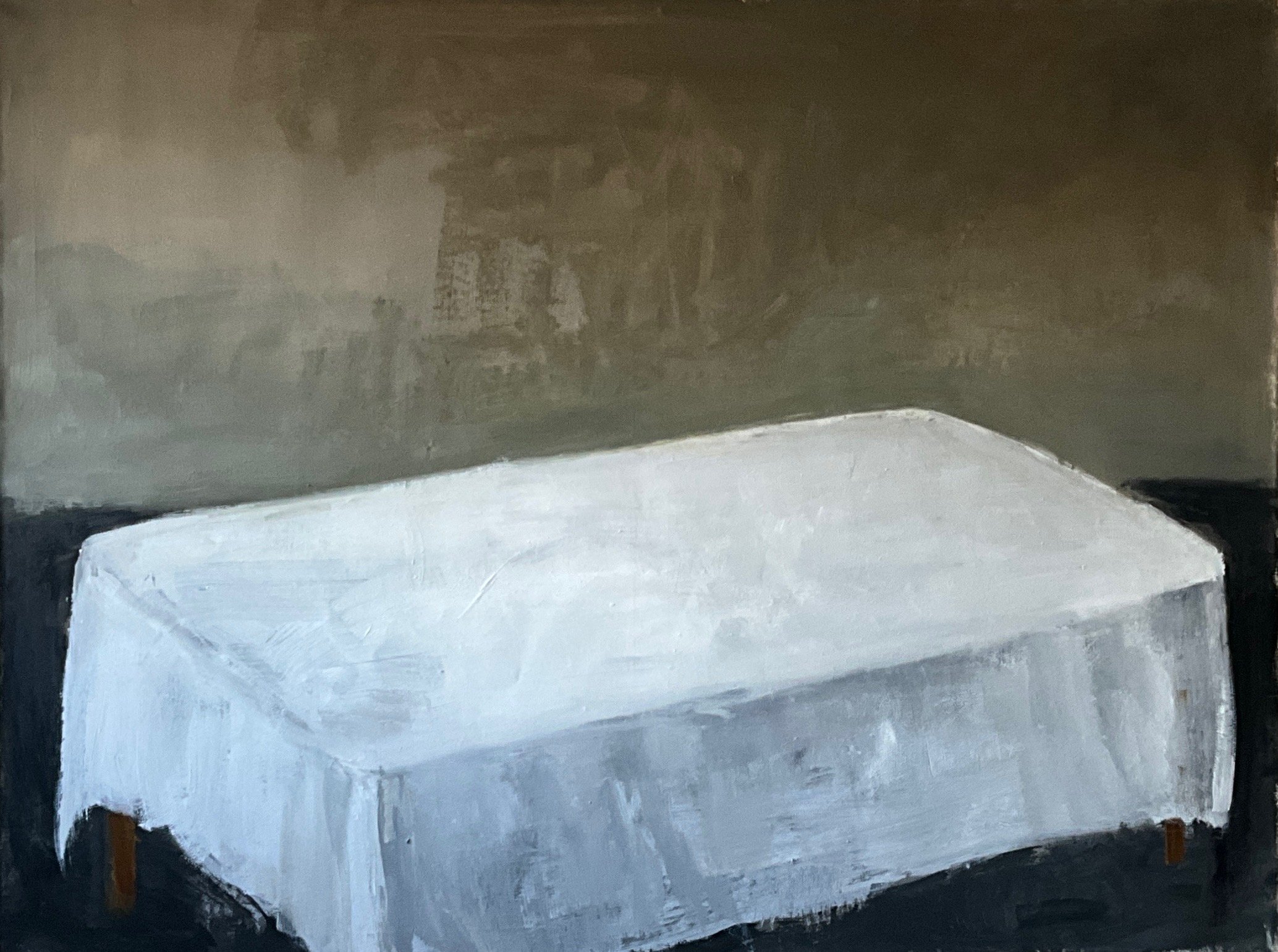 "Tisch", Öl auf Leinwand, 90 x 120 cm (2026)