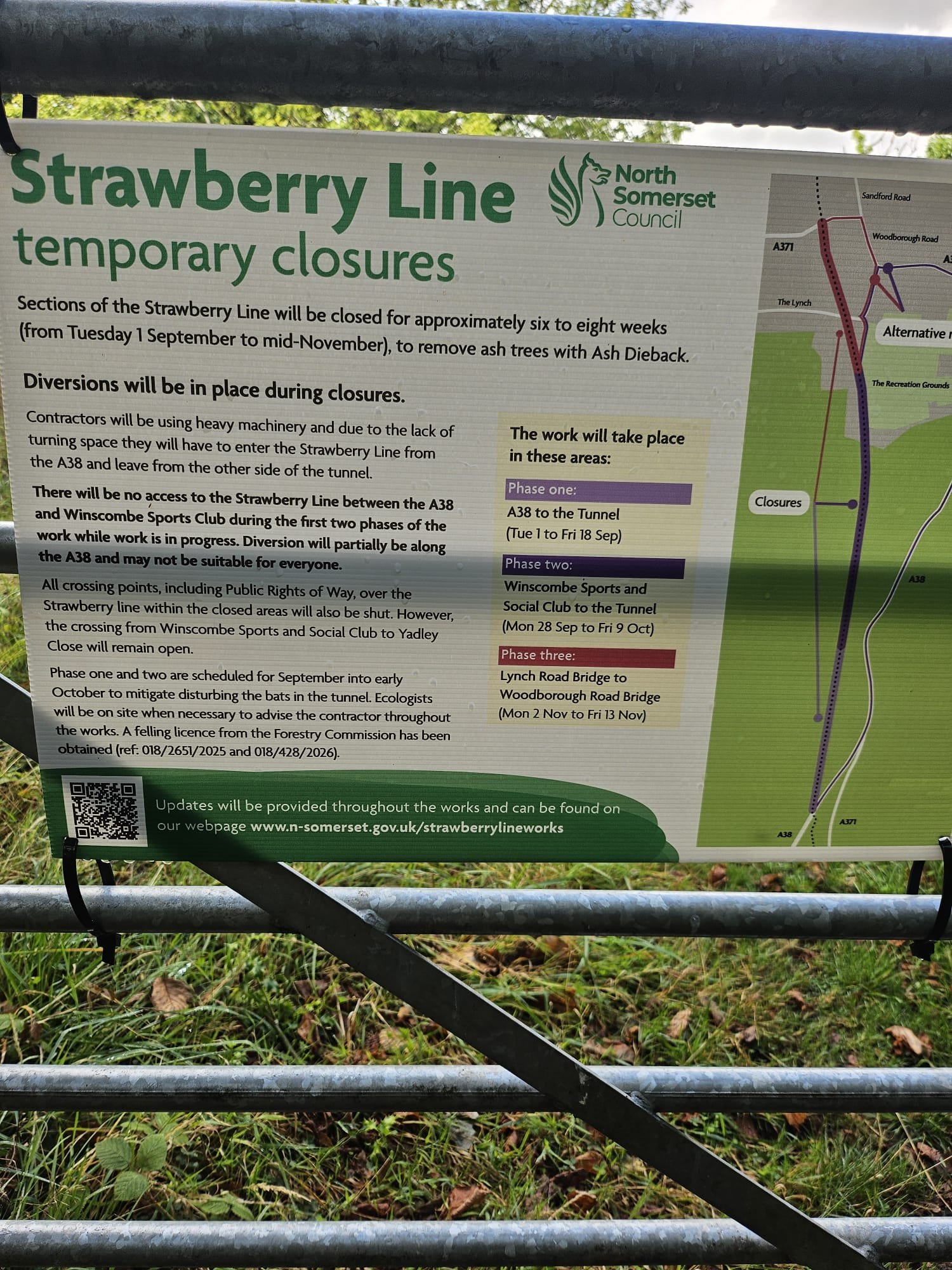 Autumn 2026 Temporary Path Closures