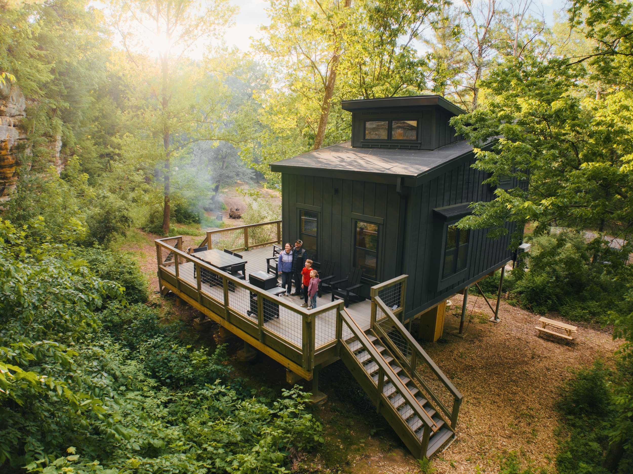 Treehouses at Starved Rock