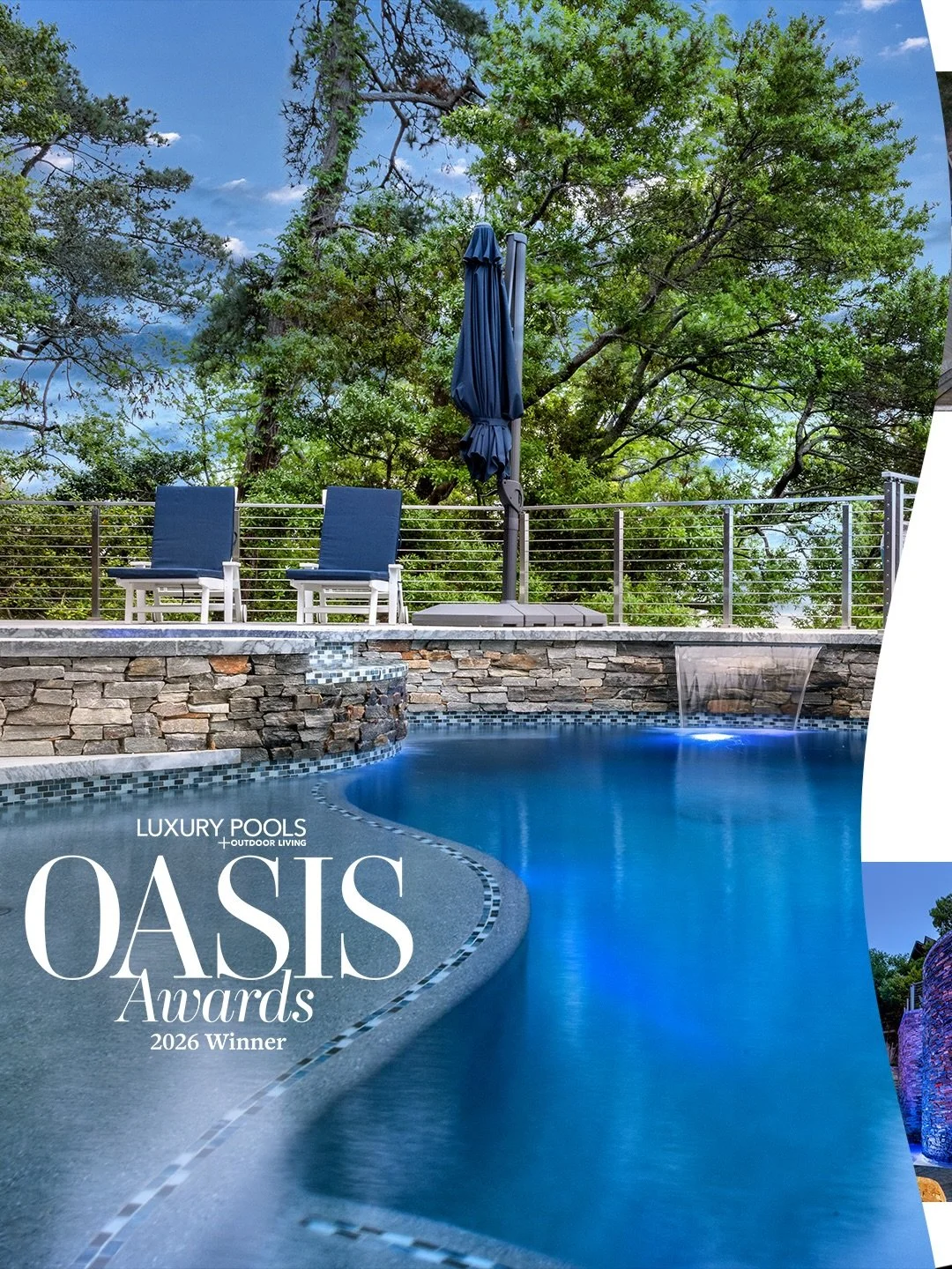 We&rsquo;re proud to share that this pool has been selected as another one of the 50 standout projects featured in the 2026 Oasis Pool Awards with @luxurypoolsmag , recognizing the very best in luxury outdoor living and design! 💪

Designed in collab