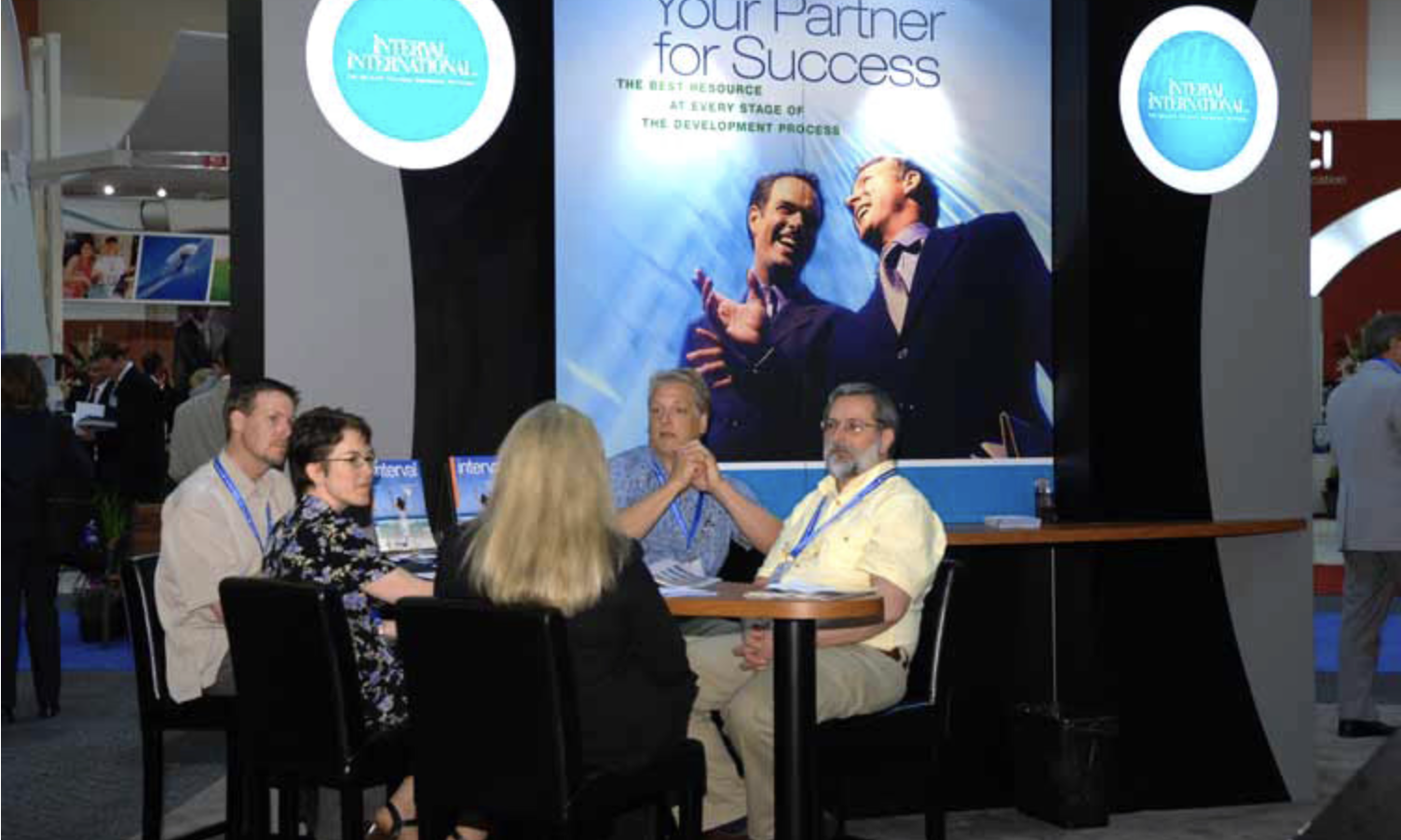 Interval International ARDA Conference booth designs and overall look