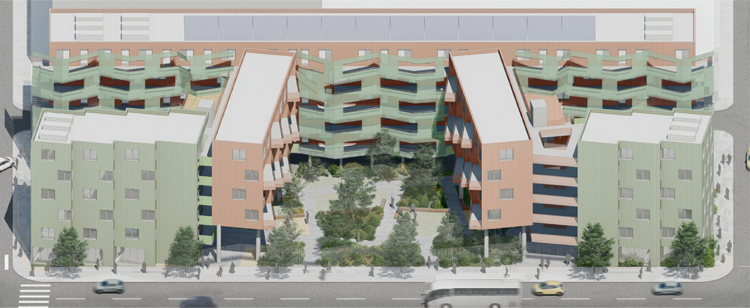 Courtyard view. Credit: Kevin Daly Architects (kdA)