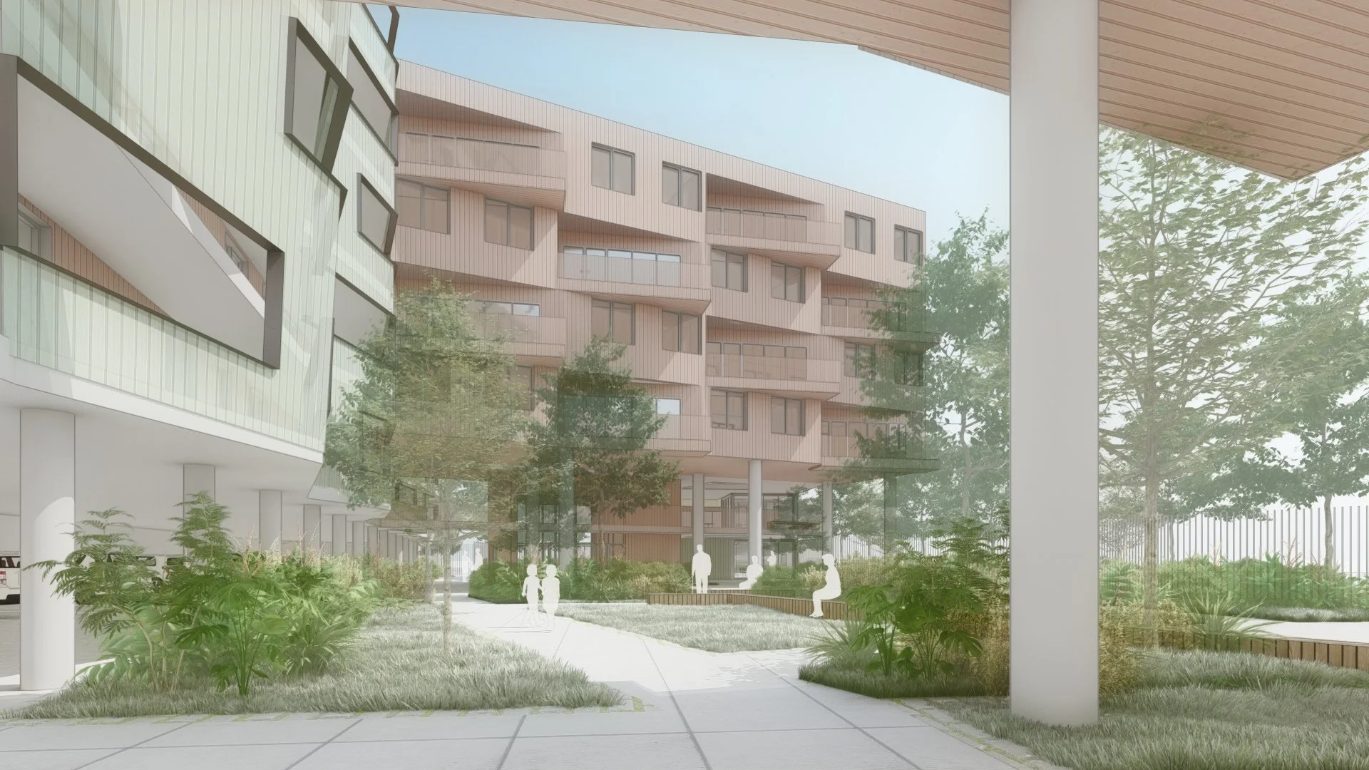 Garden court. Credit: Kevin Daly Architects (kdA)