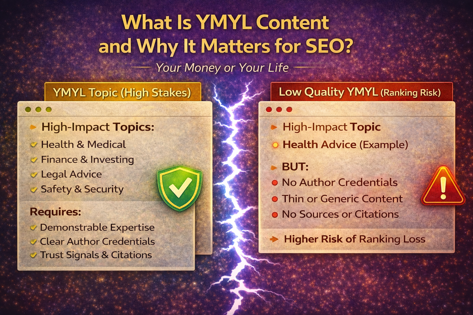 What Is YMYL Content and Why It Matters for SEO?