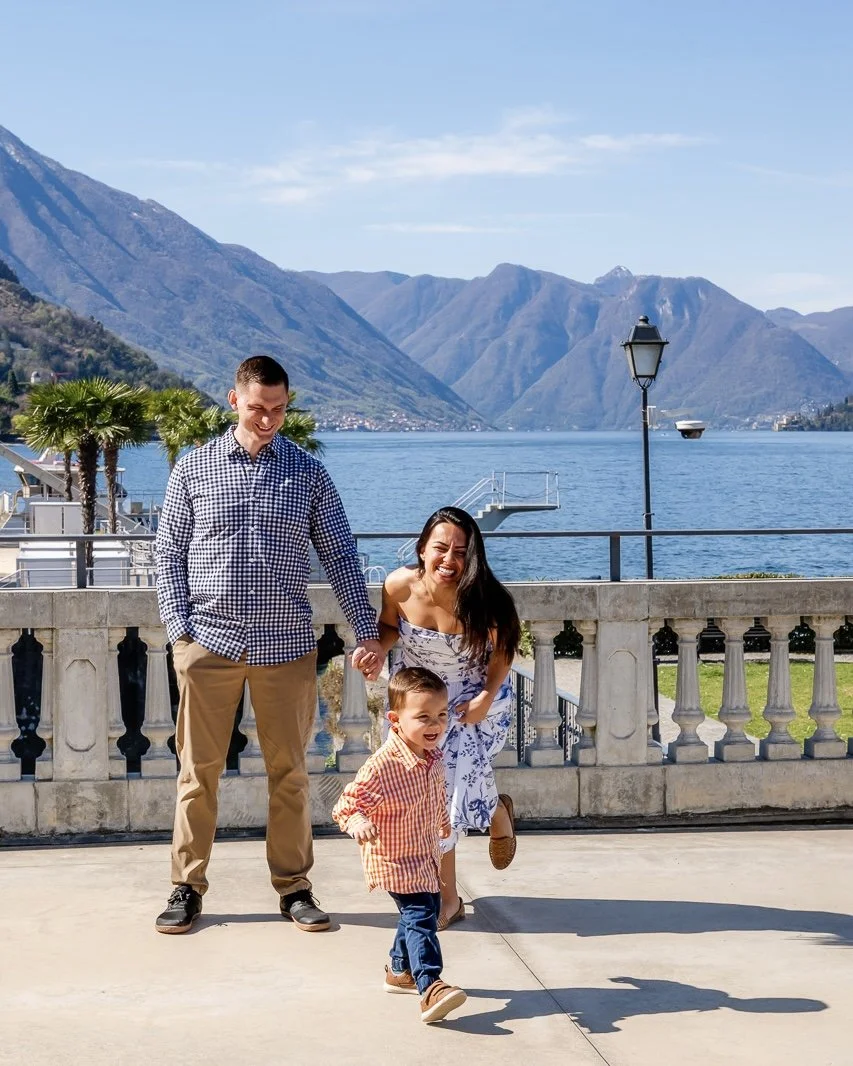 Family Photographer in Lake Como