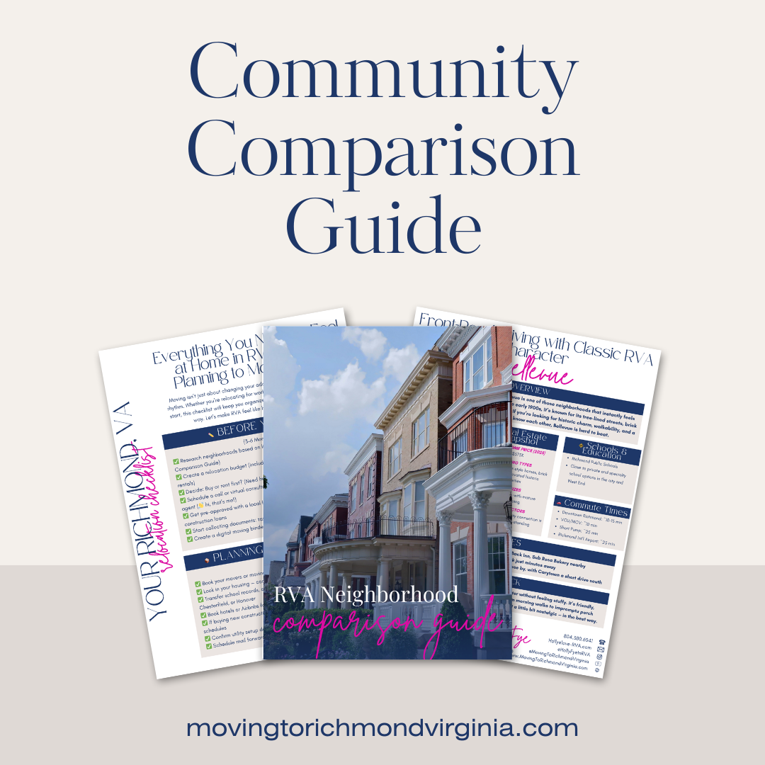 Richmond Virginia Area Comparison Guide