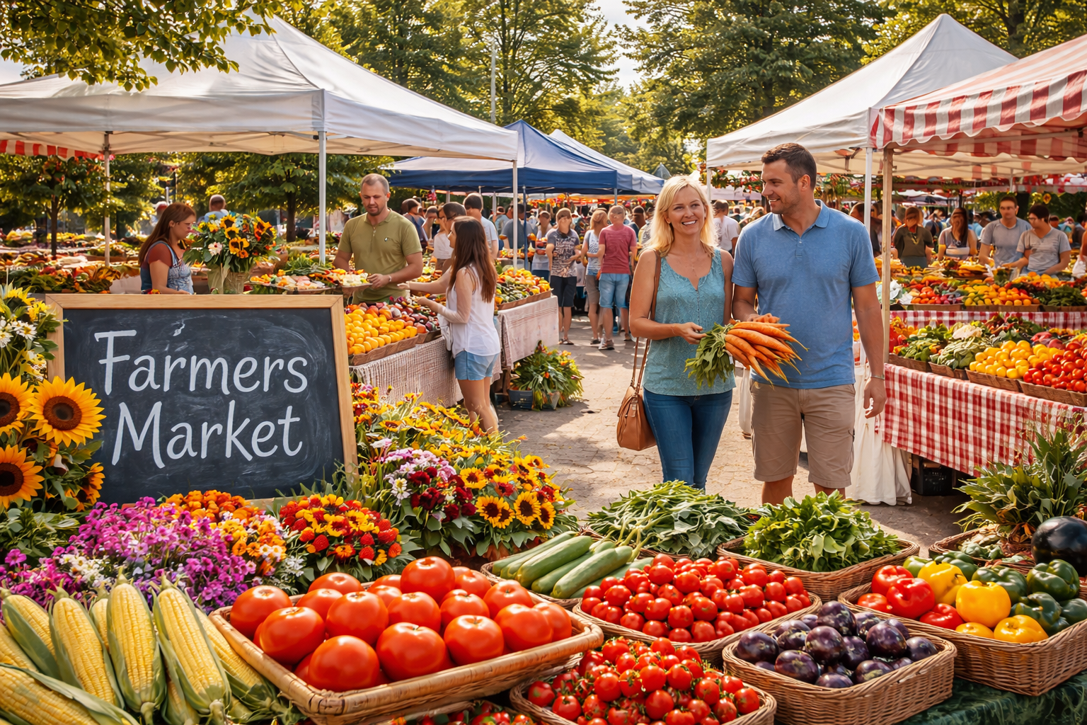 Farmers market near Manakin Sabot VA