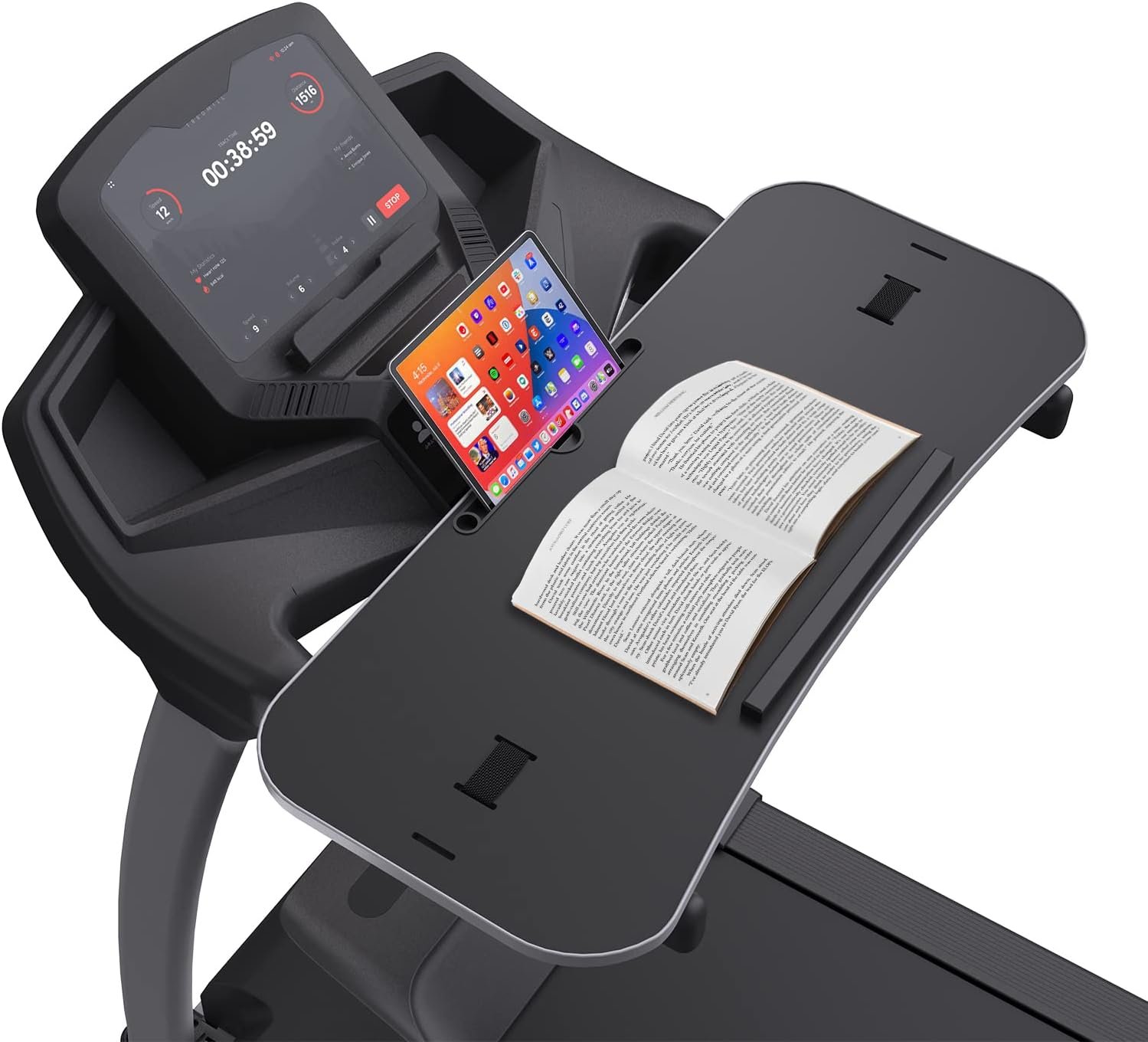 Treadmill desk attachment