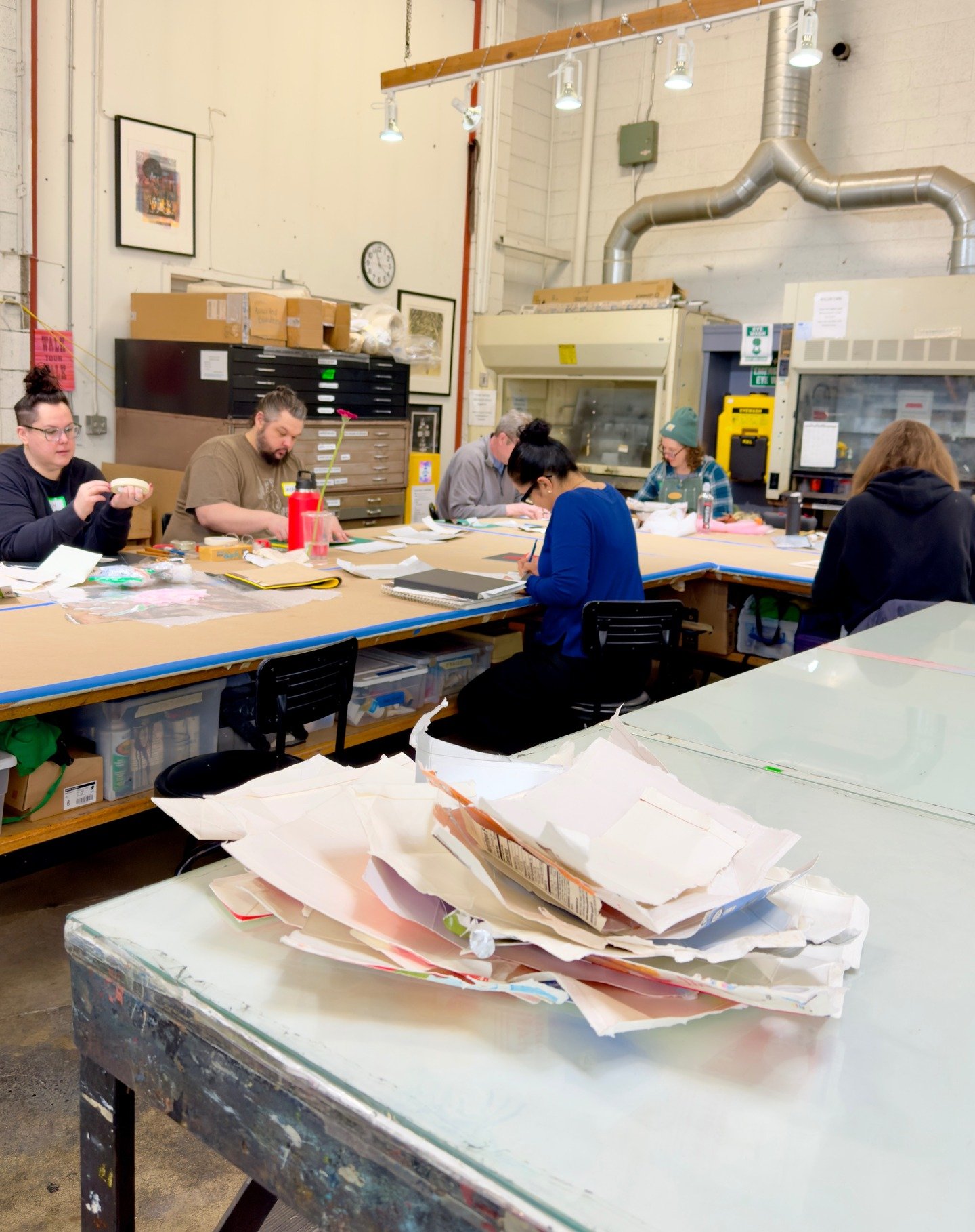 May 17 and 18 I had the pleasure of teaching an Alternative Plate workshop @prattfinearts and had incredible student/artists attend. Hoping to teach again this fall. It was a blast and everyone produced remarkable prints (so much learning) each uniqu