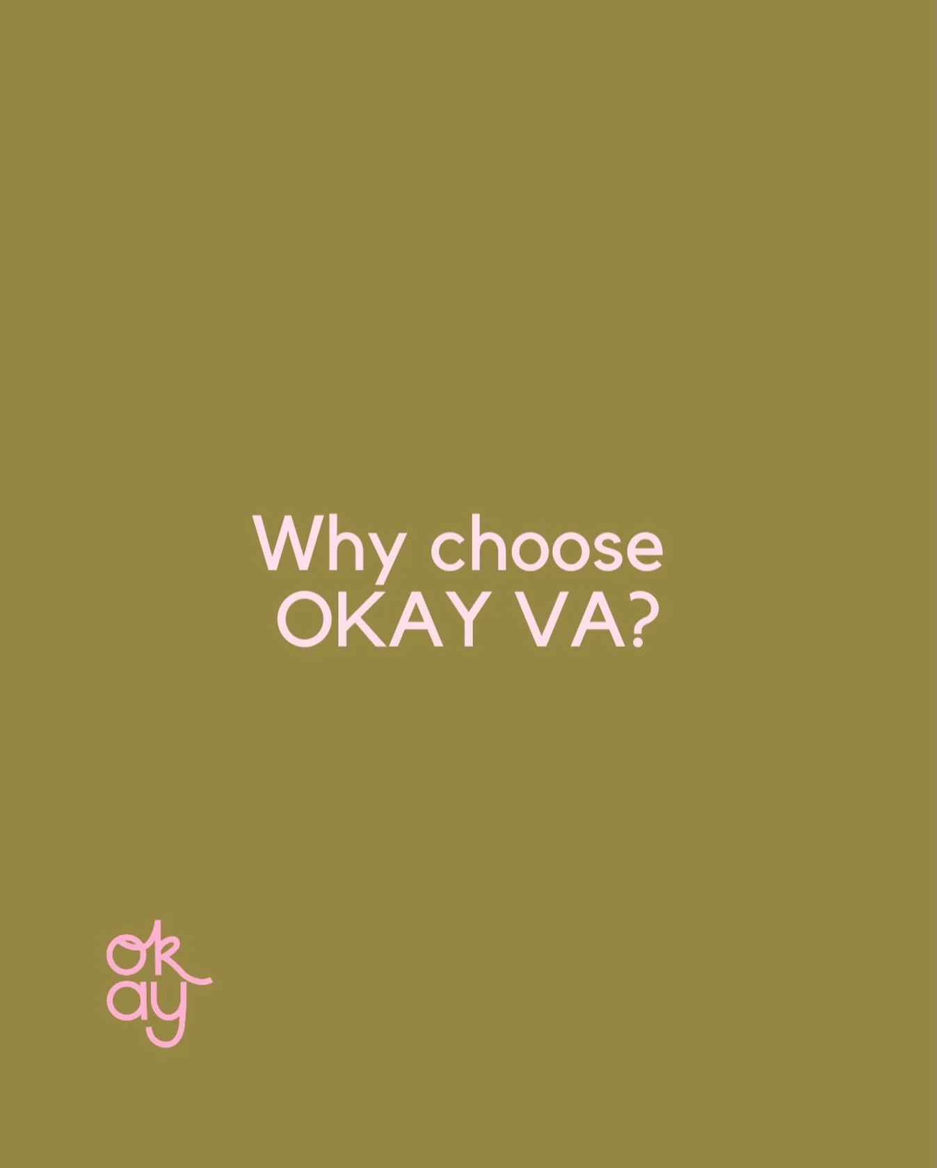 We&rsquo;re not here because of our elite dance moves.
(Although&hellip; they&rsquo;re not bad.)

We&rsquo;re here because running a business, especially when it&rsquo;s just you - is hard. Like, mentally juggling 47 tabs hard.

OkayVA exists to help