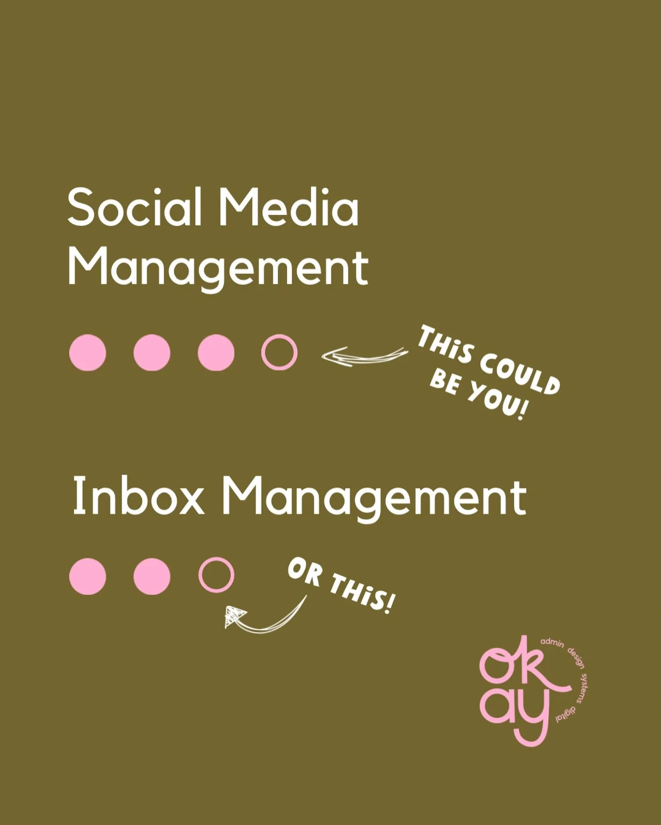 If your 2026 goal was to get more sh*t done, spend less time in your email inbox or outsource your social media or email marketing then this is it. This is your moment.

We have opened one spot each for ongoing email/inbox management and social media