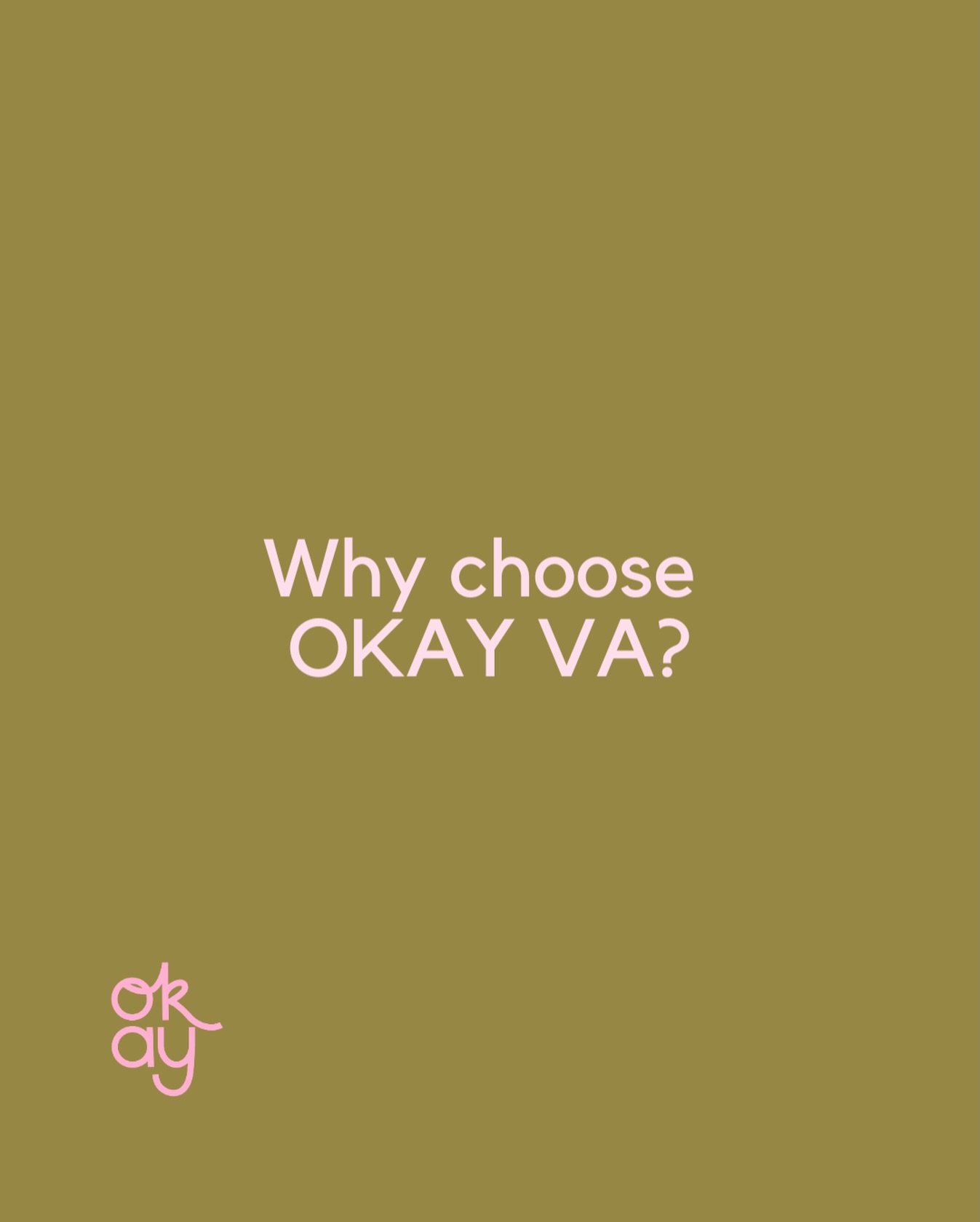 We&rsquo;re not here because of our elite dance moves.
(Although&hellip; they&rsquo;re not bad.)

We&rsquo;re here because running a business, especially when it&rsquo;s just you - is hard. Like, mentally juggling 47 tabs hard.

OkayVA exists to help