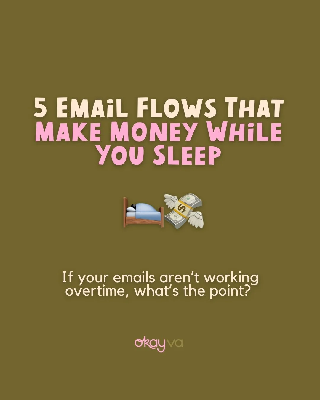 Your email list shouldn&rsquo;t just be sitting there looking pretty

It should be working
nudging
selling
following up
and quietly making you money in the background.

While you&rsquo;re working
while you&rsquo;re busy
while you&rsquo;re asleep

If 