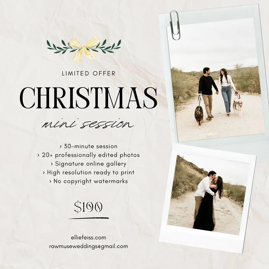 Limited spots for Christmas mini sessions 🎄perfect for Christmas cards or personalised gifts 🤍
.
.
.
.
.
#verradophotographer #christmascard #phoenixphotographer #familyphotosession #verradoarizona #portraits