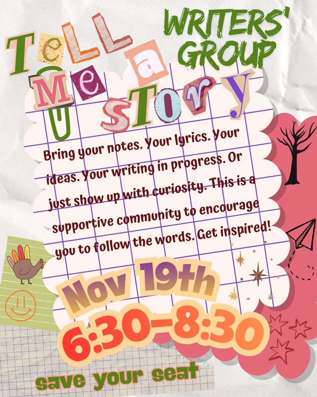 November's Writers' Group 