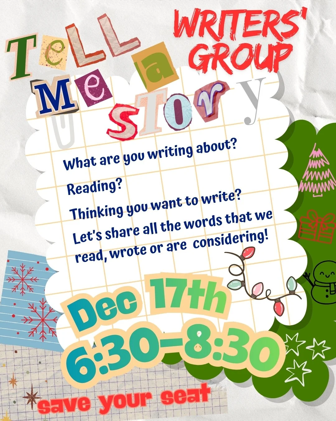 December's Writers' Group