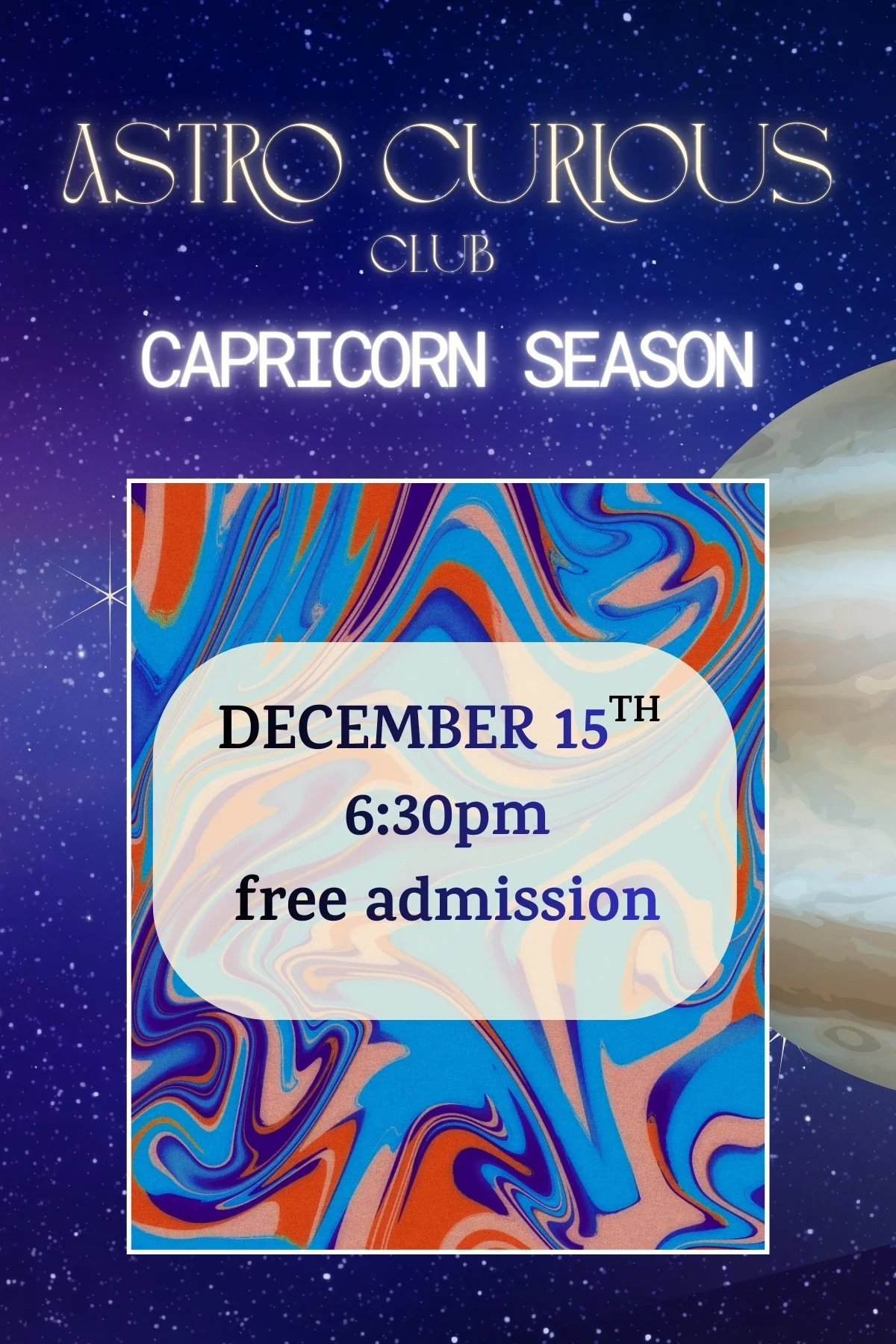 Astro Curious Club: Capricorn Season 