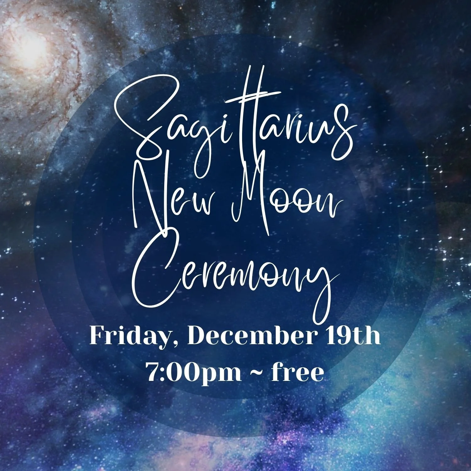 Sagittarius New Moon Ceremony