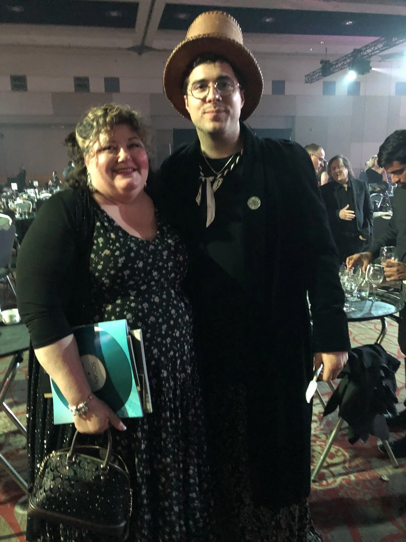 WOW! Big moment to meet and congratulate the incredibly talented Jeremy Dutcher who won a JUNO for Indigenous Album Of The Year - Wolastoqiyik Lintuwakonawa. (FYI - as a judge in 2019 I totally voted for this amazingly innovative and soul stirring al