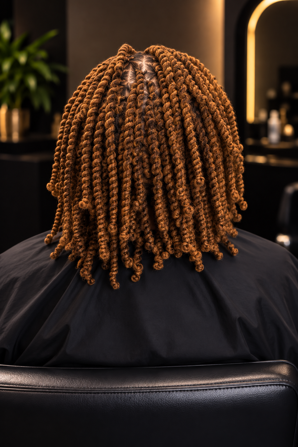 Two Strand Twists and Color 
