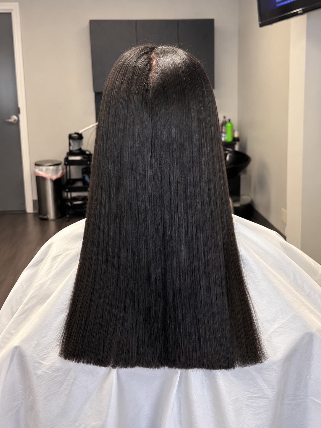 Silk Press and Haircut 