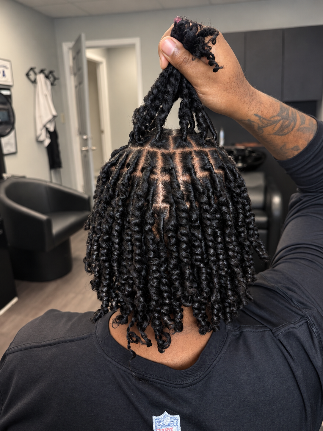 Starter Locs with Two Strand Twist method 