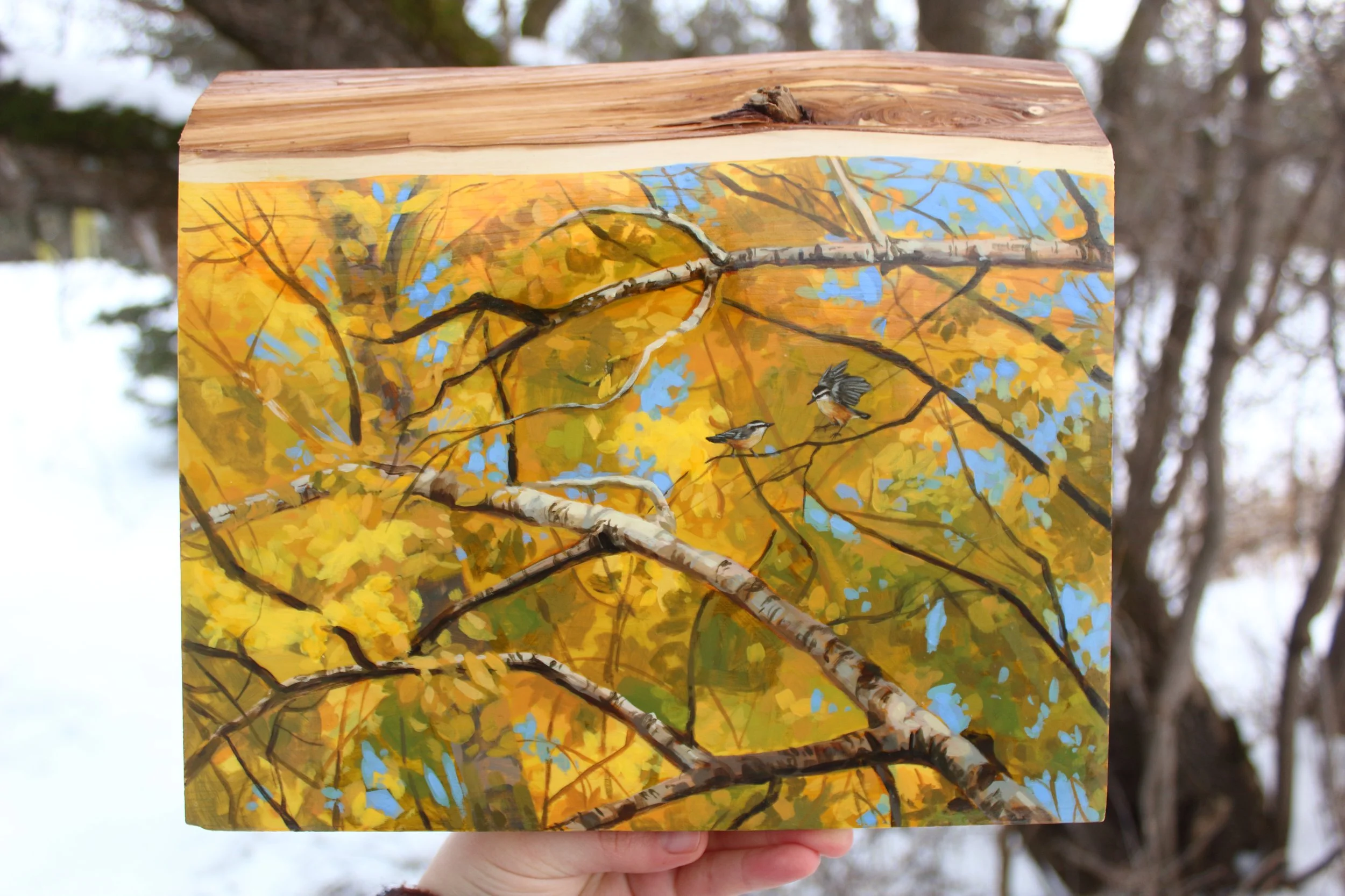 "Poplar Glow" Original Painting