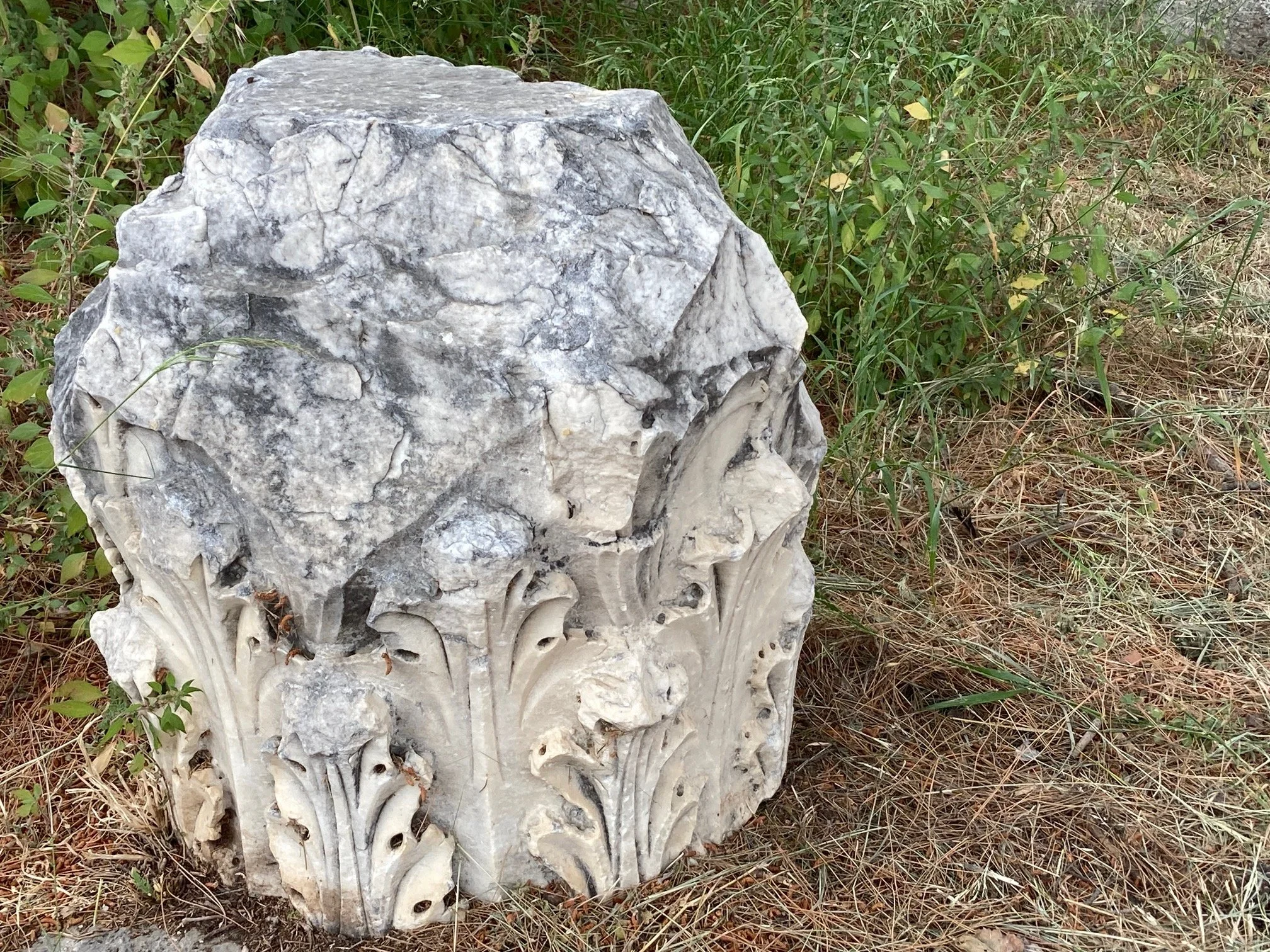 Despite the years and the wear, the sophistication of the carving still distinguishes these stones from their unhewn cousins. 
