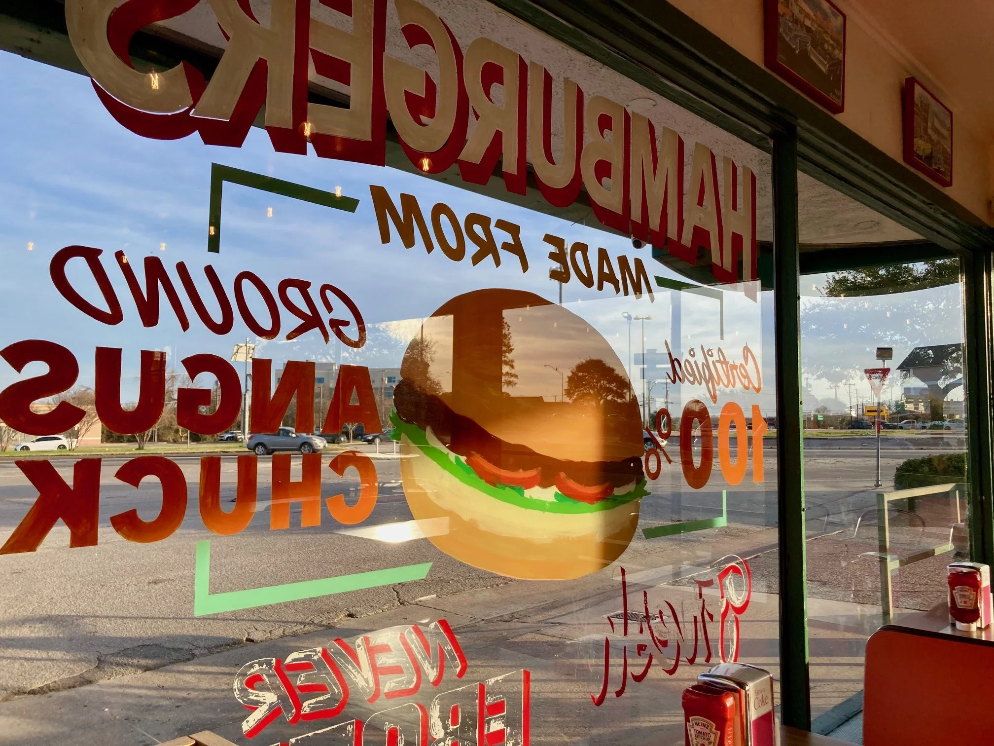 These were classic burgers crispy around the edges long before "smash burgers" became a trend. 