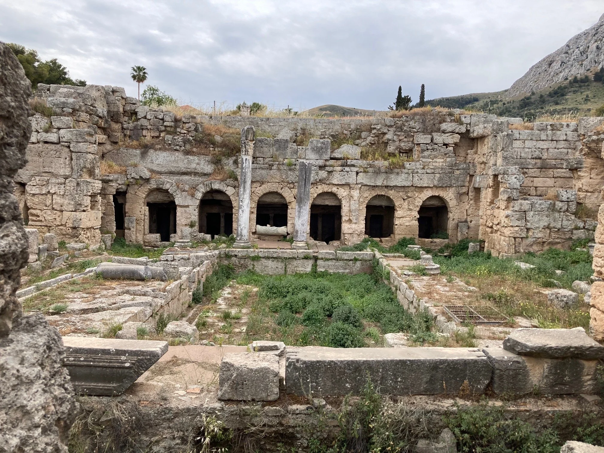 It is a quiet day and you cannot imagine the bustling city that the Apostle Paul wrote to or the polis allied to Sparta in the Peloponnesian War.