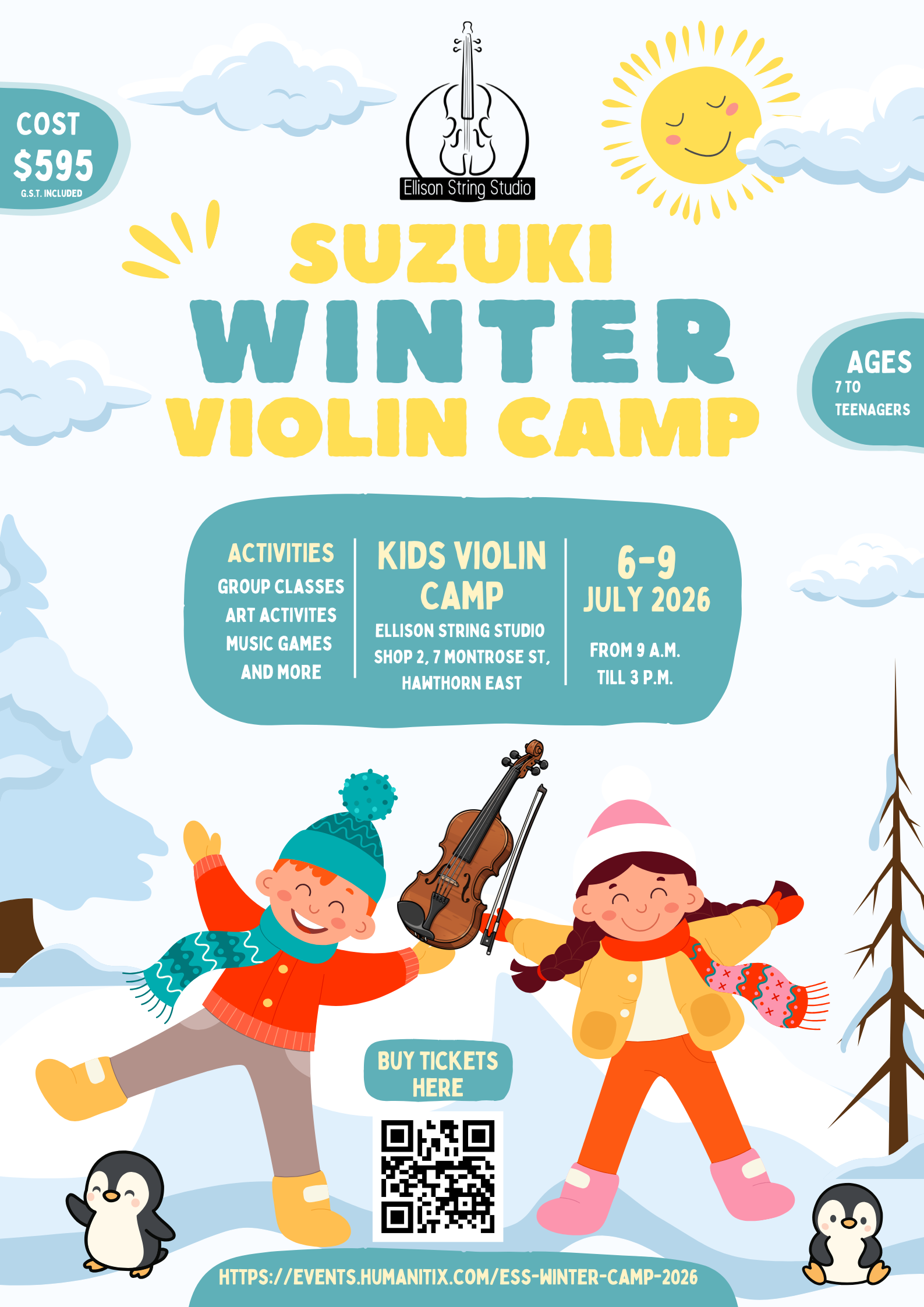Winter Camp, 6-9 July, 2026