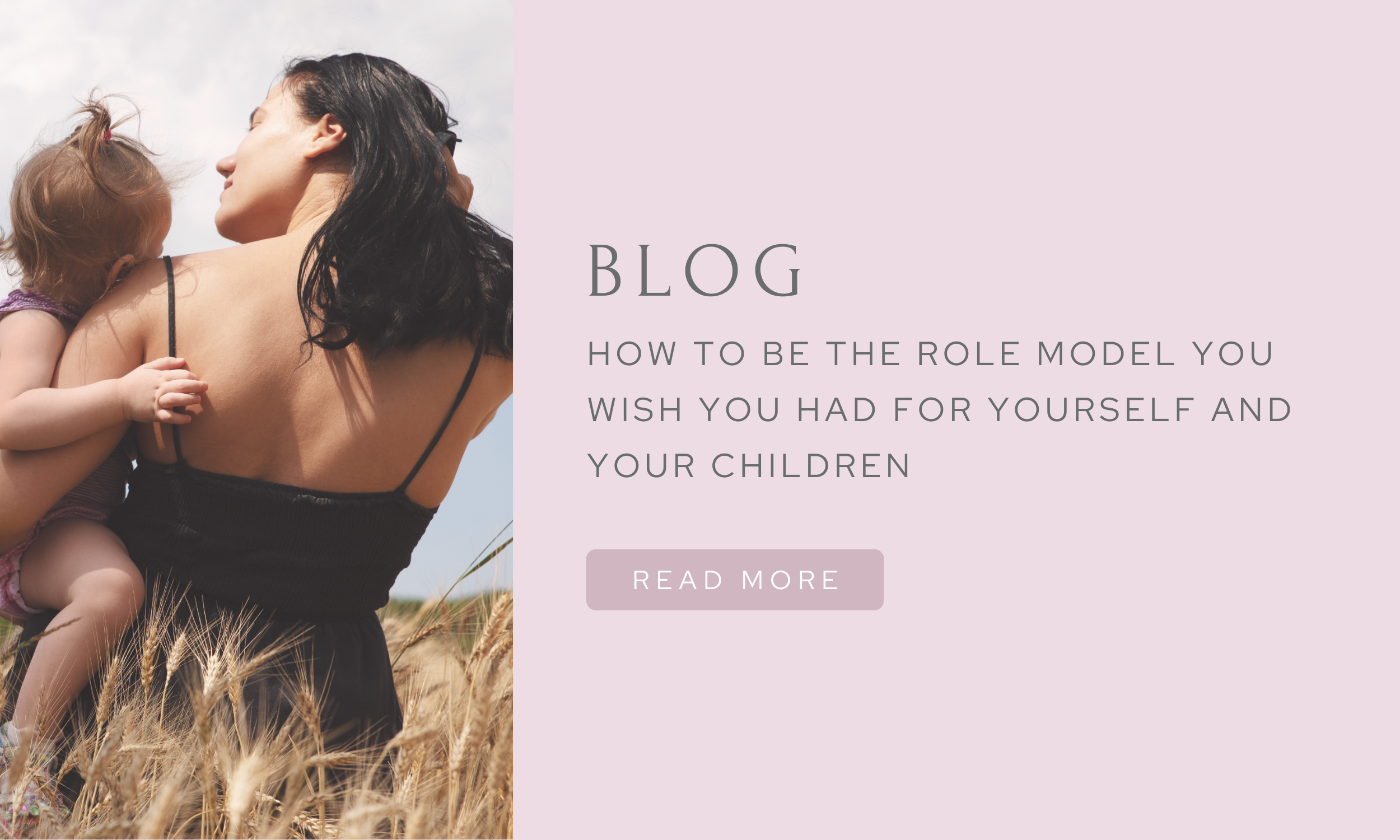 How to be the role model you wish you had…..