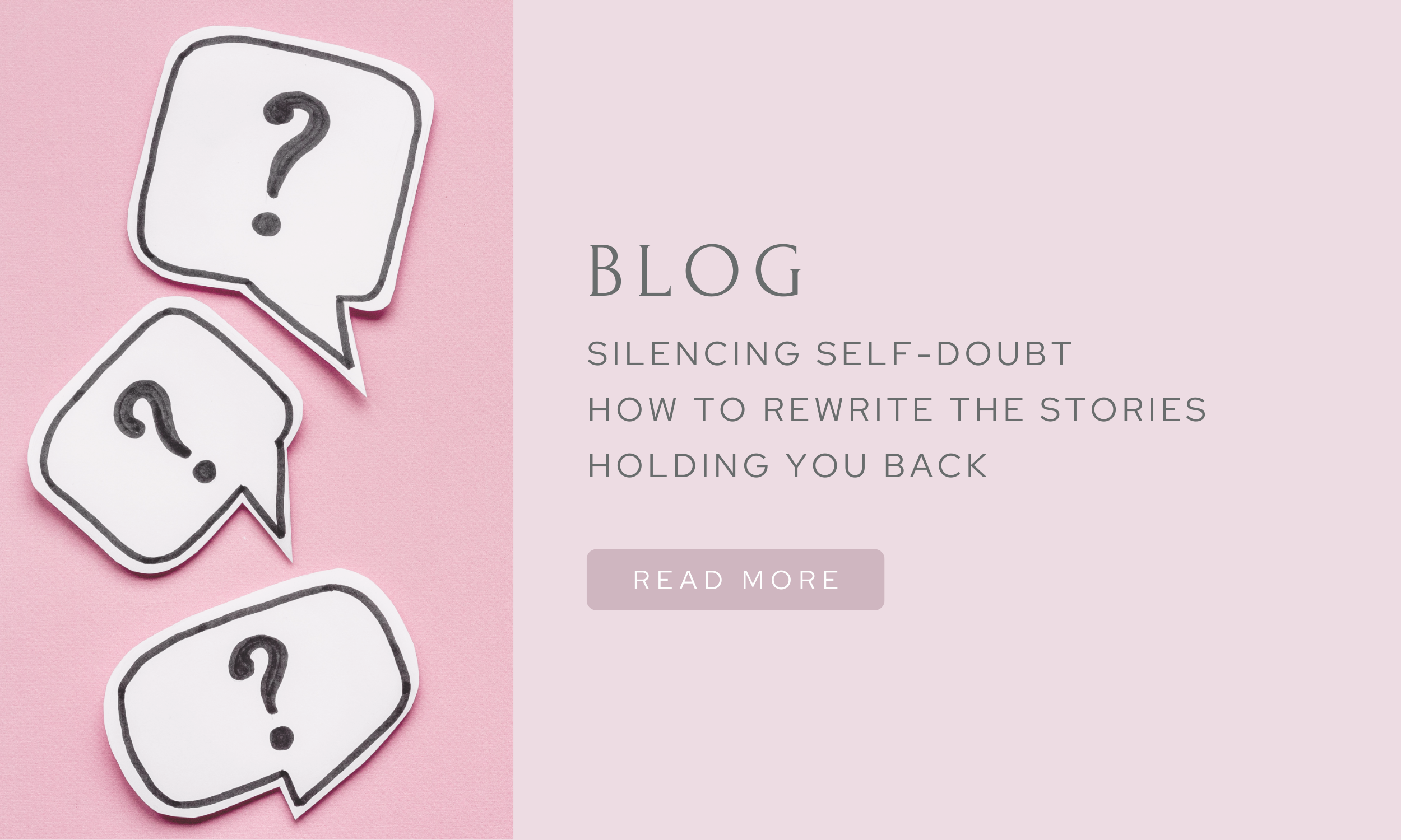 Silencing self-doubt… 