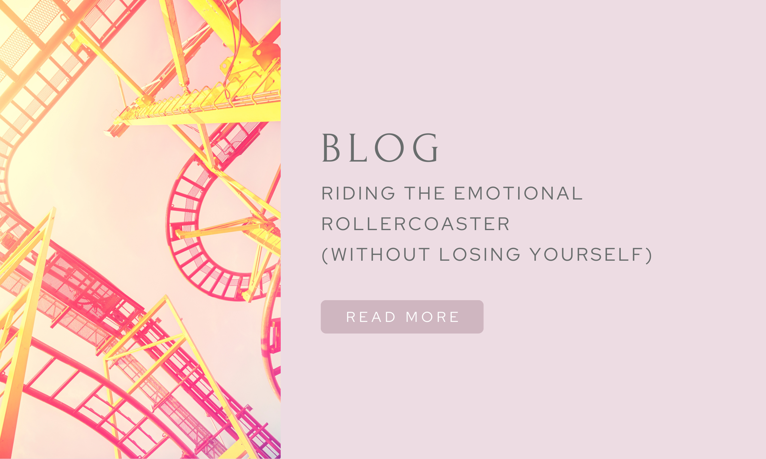 Riding the emotional rollercoaster…
