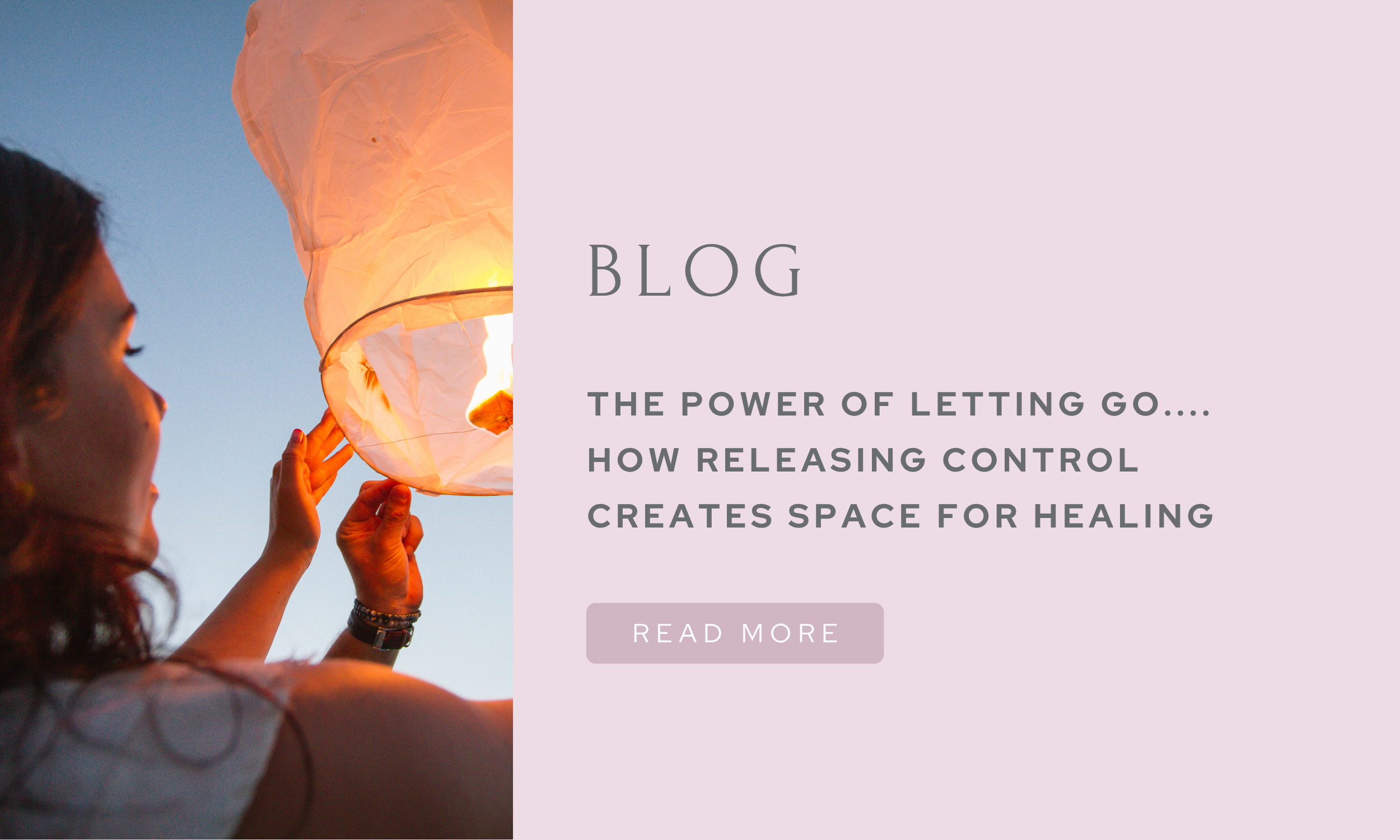 The Power of letting go…