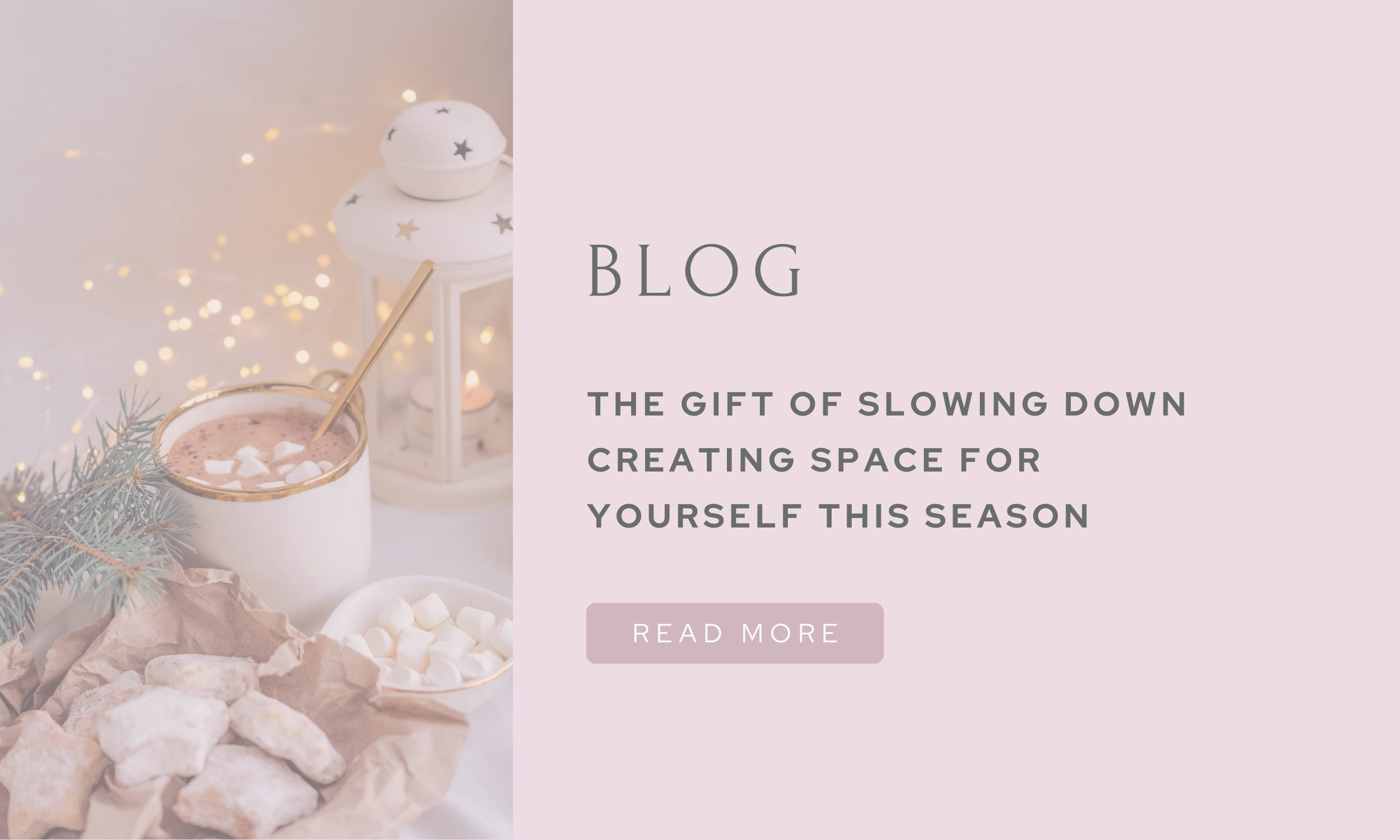 The gift of slowing down… 