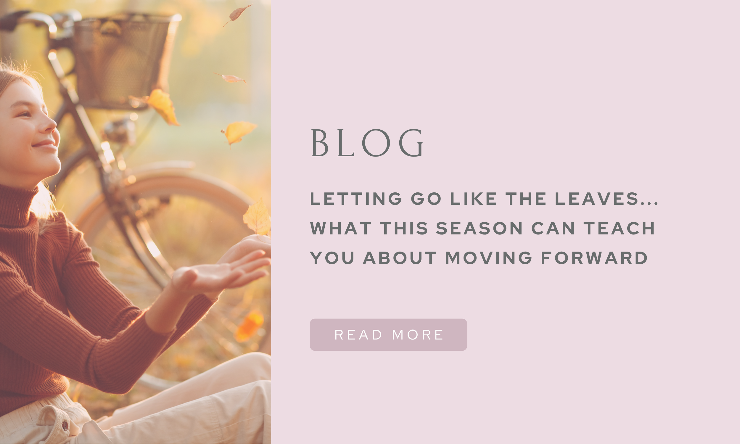 Letting go like the leaves…