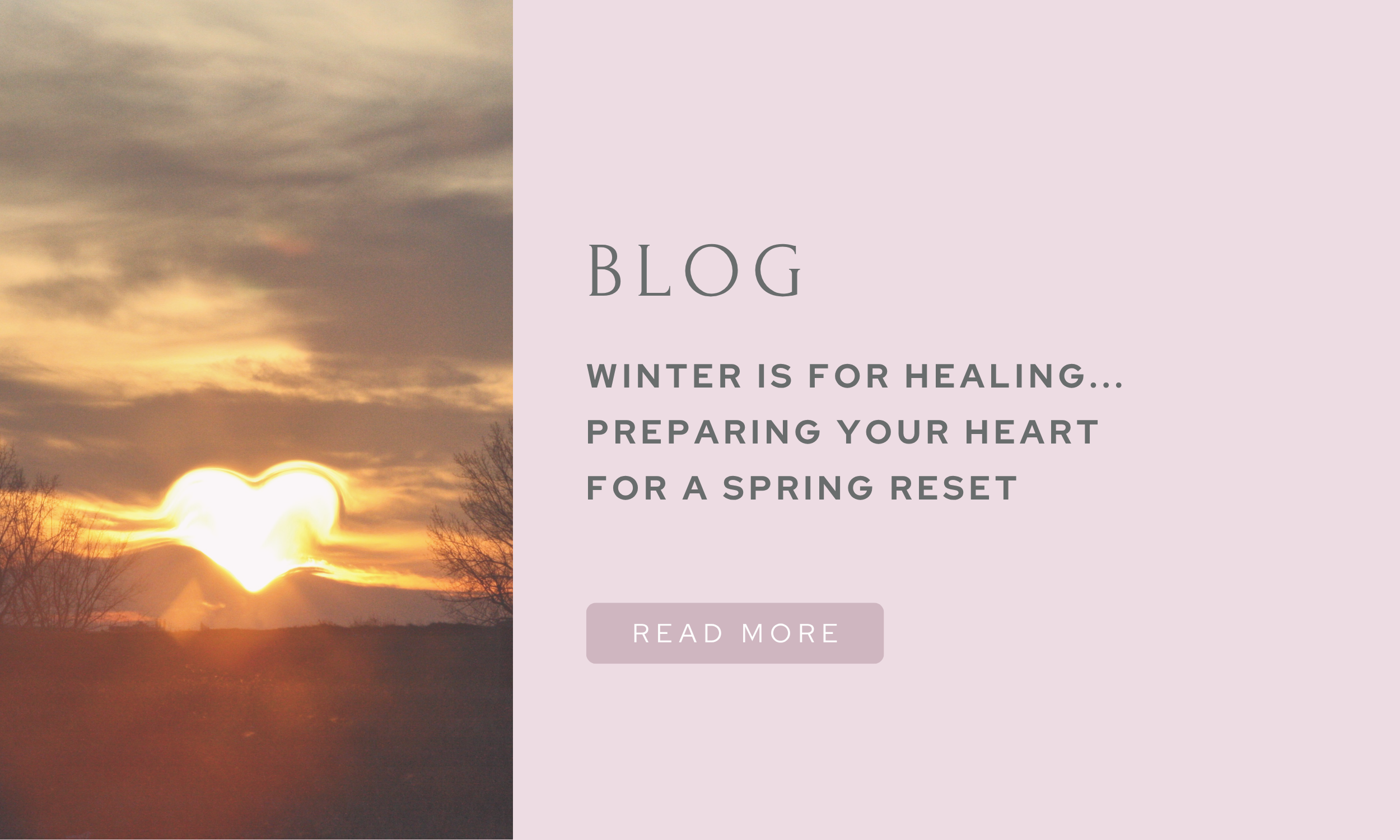 Winter is for healing… 