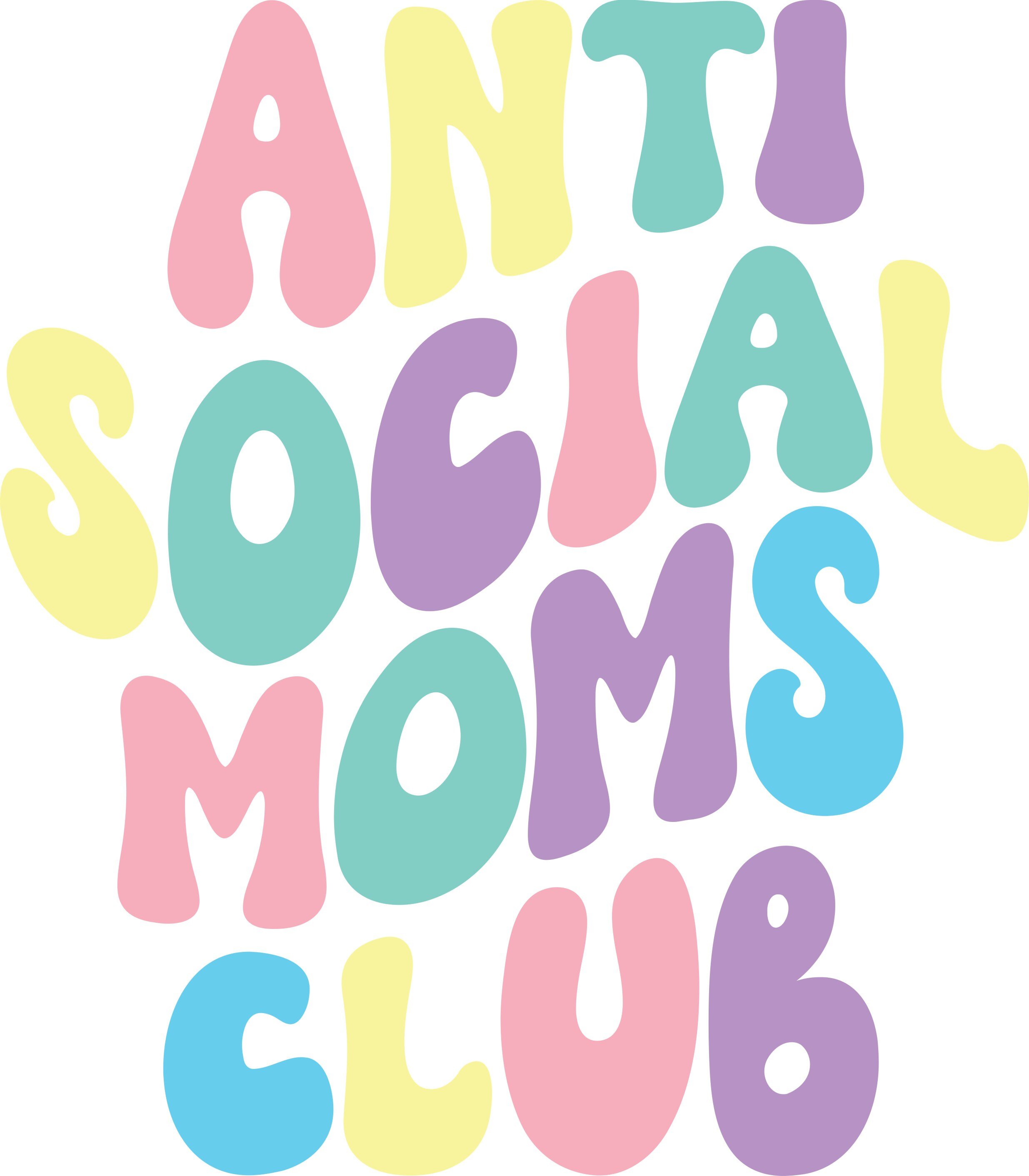 READY TO PRESS / Sublimation Print /Anti Social Moms Club/Moms/Sassy
