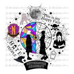 READY TO PRESS / Sublimation Print /Wednesday/Snippets From The Series