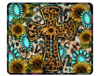 READY TO PRESS / Sublimation Print /Mouse Pad Design/Western Cross