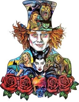 READY TO PRESS / Sublimation Print /Mashed Up/ Famous Actor/ Johnny