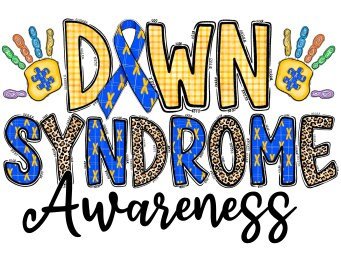 READY TO PRESS / Sublimation Print /Down Syndrome Awareness