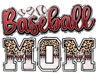 READY TO PRESS / Sublimation Print / Baseball Mom/Tiger Print/Baseballs