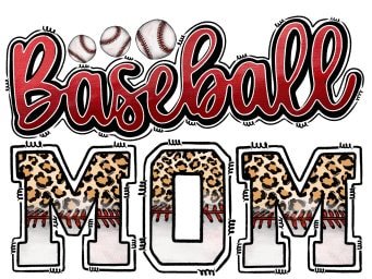 READY TO PRESS / Sublimation Print / Baseball Mom/Tiger Print/Baseballs